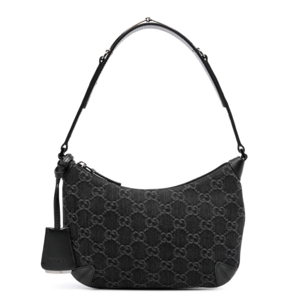GUCCI Ophidia slim horsebit GG logo shoulder bag